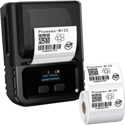 Image de Phomemo M120 portable label printer (black)