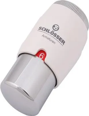 Image de Js Thermostatkopf Control 2, Dn15 1/2",Kopf Chrom,Sockel Weiss