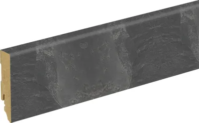 Produktbild von Neuhofer Fußleiste 240 cm 70 x 19 mm Ölschiefer