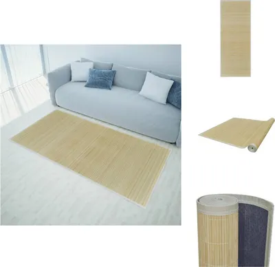 Obrázek produktu pro vidaXL Bambusový koberec 160x230 cm přírodní - Koberce
