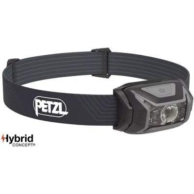 Produktbild von Petzl ACTIK, Stirnband-Taschenlampe, Grau, Tasten, IPX4, 1 Lampen, 2 lm