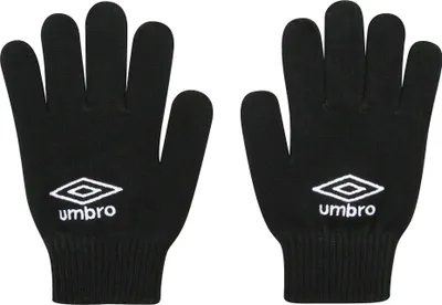 Produktbild von Umbro - Kinder Winterhandschuhe, Jerseyware UO2063 (Einheitsgröße) (Schwarz)
