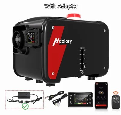 Produktbild von Diesel Luftstandheizung Auto LKW Wohnmobil - All-in-One Luftheizer - 5–8 kW - 12V 24V 220–240V - LCD Bedienteil - Automatikstart - Mit AC Adapter