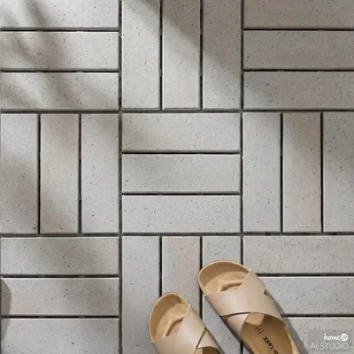 Produktbild von home24 Terrassenfliese - 33er-Set - 30X30 cm - Akazie Massiv / Polypropylene