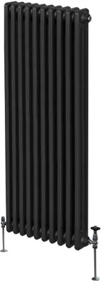 Zdjęcie produktu dla Tradycyjny grzejnik 3-kolumnowy - 1800 x 472 mm - Czarny