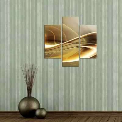 Productafbeelding van Wallity, 3MDF-TRE1904, Bunt, canvasprints, 64 x 60 cm, 100% MDF (dikte: 3 mm)
