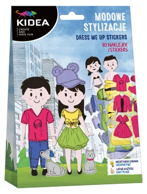 Produktbild von Kreativset Modestyling 80 Aufkleber Kidea