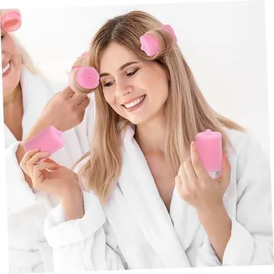 Produktbild von 6stücke Schwammwickler für Haarstyling Lockenwickler aus Schwamm Ponywickler für Schlafen Weiche Haarmodelle-werkzeuge