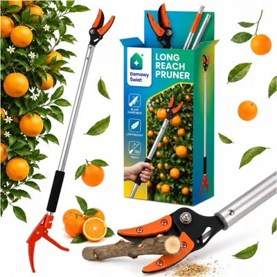 Obrázek produktu pro Nůžky na větve, dlouhé, ostré, ruční, zahradní, 100 cm