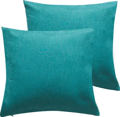 Obrázek produktu pro Venkovní terasa Balkon Vodotěsné polštáře Kryty čtvercový polštář kryt pro zahradní stan gauč(2 kusy,45*45cm,Zelená)