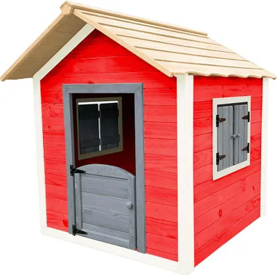 Produktbild von HOME DELUXE - Spielhaus - DAS KLEINE SCHLOSS - 101 x 106 x 128 cm - inkl. Montagematerial I Gartenhaus Holzhaus Kinderhaus