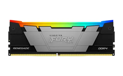 Produktbild von Kingston FURY Renegade RGB - DDR4 - Modul - 16 GB - DIMM 288-PIN - 3600 MHz / PC4-28800 - CL16 - 1.35 V - ungepuffert - non-ECC - Schwarz