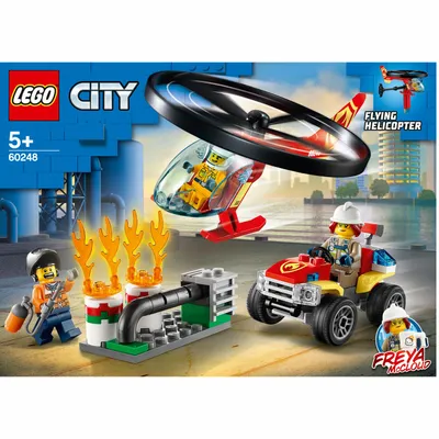 Zdjęcie produktu dla LEGO City Fire Helicopter Response Set, Zestaw do budowania, 5 lat(a), 93 szt., 240 g