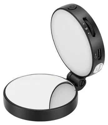 Produktbild von Magnetic Selfie Light Portable Dimmable LED Fill Light for Live Streaming Video Recording Makeup Black