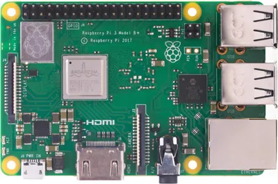 Immagine prodotto di Raspberry Pi 3 Model B+, CPU Quadcore, 1 GB di RAM, WLAN, BT