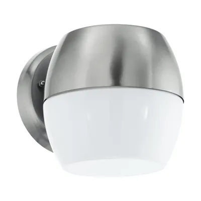 Produktbild von Eglo 95982 ONCALA LED Außen-Wand-/Deckenleuchte 11W Edelstahl Weiss Warmweiss IP44