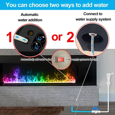 Produktbild von Wasserdampf-Kamin – Stimmungserzeuger – Duftkamin – Elektrischer Kamin – Aromadiffusor-Kamin