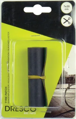 Produktbild von Dresco Fahrradreifen-Reparaturflicken zur Behebung von Reifenschäden, 7x20cm