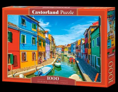 Immagine prodotto di Puzzle 1000 pezzi Burano Colors, Italia 105250 Castorland