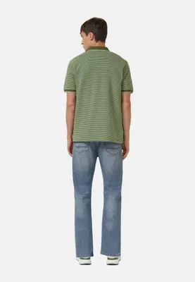 Immagine prodotto di Camicia polo da uomo a righe strutturate, modello S.OLIVER, con effetto bicolore | 7990