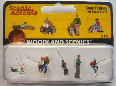 Visser-Figuren für Modelleisenbahn H0 1:87, Kunststoff