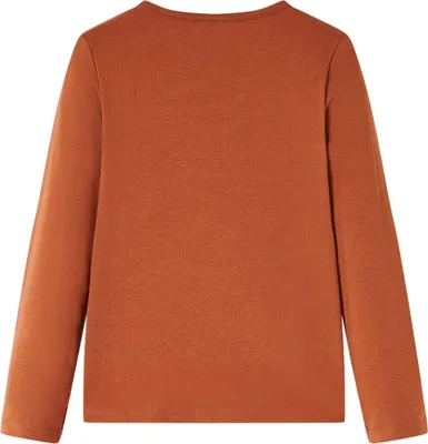 Produktbild von vidaXL Kinder-Langarmshirt Cognac 116