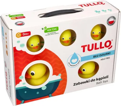 Obrázek produktu pro TULLO Koupací kachničky 5 ks bez otvoru Hygienické 518