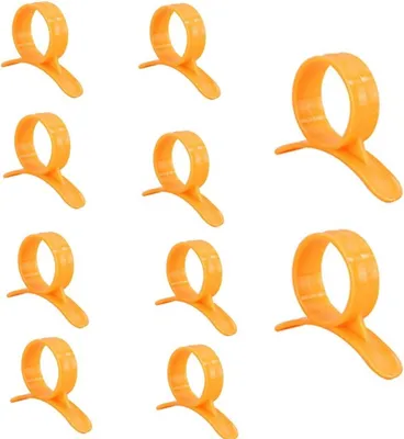 Produktbild von INF Schneckenförmiger Fingerring-Orangenschäler - 10er Pack, Kreatives Werkzeug