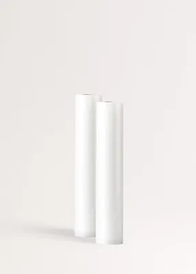 Produktbild von Packung mit 2 Rollen Vakuumbeutel für die Vakuumverpackung