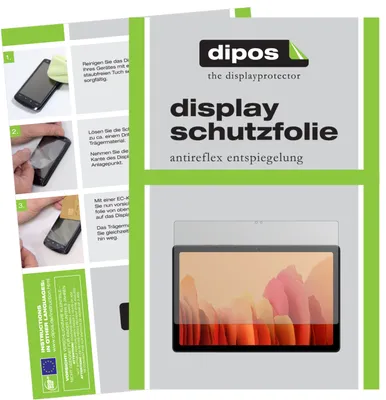 Produktbild von 2x Schutzfolie für Samsung Galaxy Tab A7 10.4 Zoll (2020) matt Displayschutzfolie Folie Display Schutz dipos