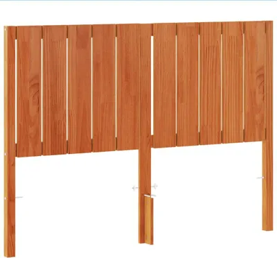 Produktbild von vidaXL Kopfteil Wachsbraun 135 cm Massivholz Kiefer