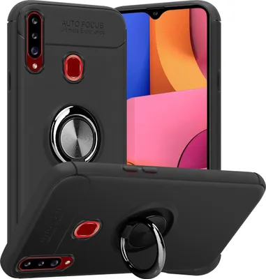 Image de Cadorabo Housse pour Samsung Galaxy A20s Housse en noir Housse pour portable Etui Cover Case silicone TPU