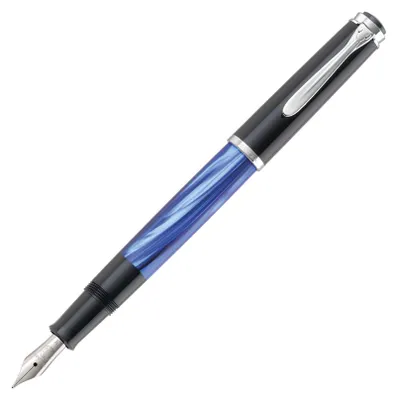 Zdjęcie produktu dla Pelikan Füllhalter M205 Blau-Marm. EF Geschenkbox