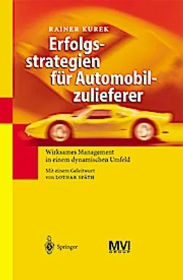Obrázek produktu pro Erfolgsstrategien für Automobilzulieferer