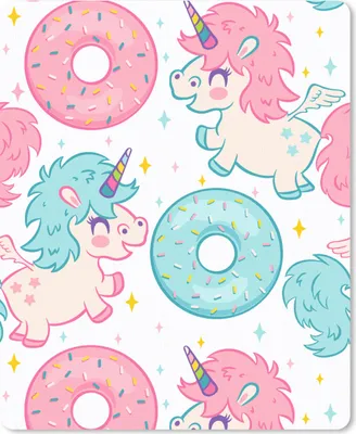 Produktbild von MuchoWow® Mauspad Mousepad Einhorn - Donut - Baby 30x40 cm - Mousepads - Maus Mat - Pad - Mausunterlage - Mausmatten