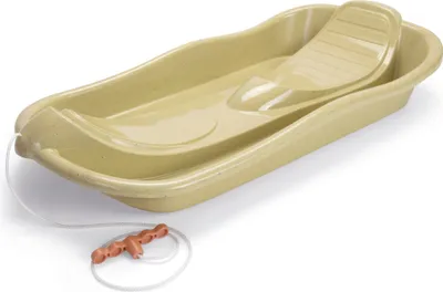 Produktbild von Dantoy Schlitten Bioplastik grün 79cm nachhaltiges Outdoor-Spielzeug