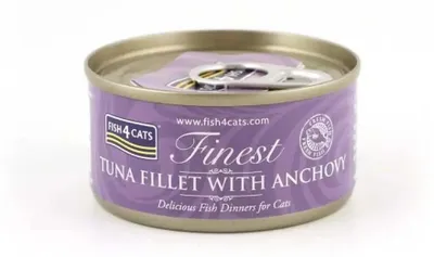Obrázok produktu pre FISH4CATS Filet z tuniaka s ančovičkami - mokrá krmivo pre mačky - 70 g