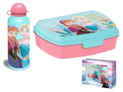 Sandwichbox und Trinkflasche Aluminium Frozen 500 ml