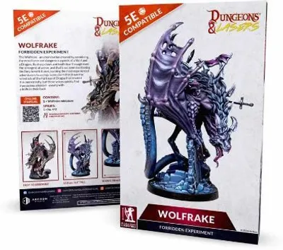 Immagine prodotto di Dungeons & Lasers Miniatures: DEUSLAIR: WOLFRAKE
