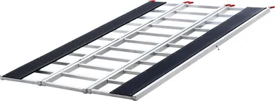 Zdjęcie produktu dla 85" x 54" Bardzo szeroka aluminiowa składana rampa o nośności 1500 funtów