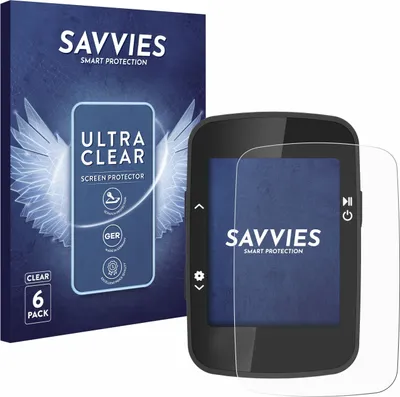 Produktbild von 6x Für CooSpo BC26 Schutzfolie Savvies Displayschutz Display Schutz Folie Klar Transparent