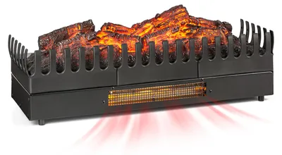 Image de Klarstein Cheminée Electrique d'Intérieur, Chauffage Electrique de 2000W, Fausse Cheminée Decorative avec Effet Flamme en LED, Télécommande Inclus, Programmable, Minuterie, Thermostat Réglable