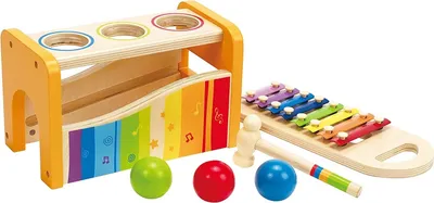 Zdjęcie produktu dla Hape E0305, Instrument muzyczny zabawka, 0,12 lat(a), 300 g, Wielobarwny