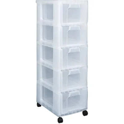 Produktbild von Really Useful Box - Box ladenblok 5 x 12 l, transparant