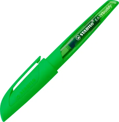 Produktbild von STABILO Schulfüller mit Standard-Feder M -  EASYbuddy NEON in neongrün - blau (löschbar…