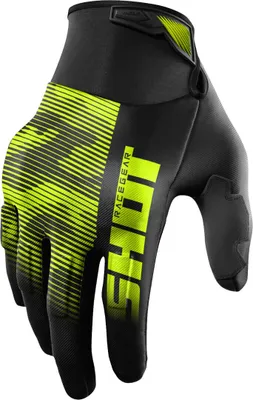 Image de Gants de motocross Shot Drift Tactic, noir/jaune, 12