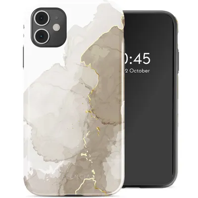 Produktbild von Selencia Vivid Back Cover iPhone 11 - Marble Light Brown