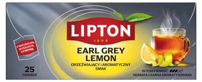 Zdjęcie produktu dla Lipton Earl Grey Lemon 25tb