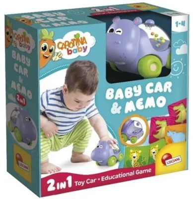 Zdjęcie produktu dla Carotina Wesoły Hipopotam - Interaktywny samochodzik do zabawy i nauki!