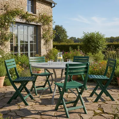 Produktbild von Jennie - Outdoor-Stuhl, Grün, 4 Stühle Italy